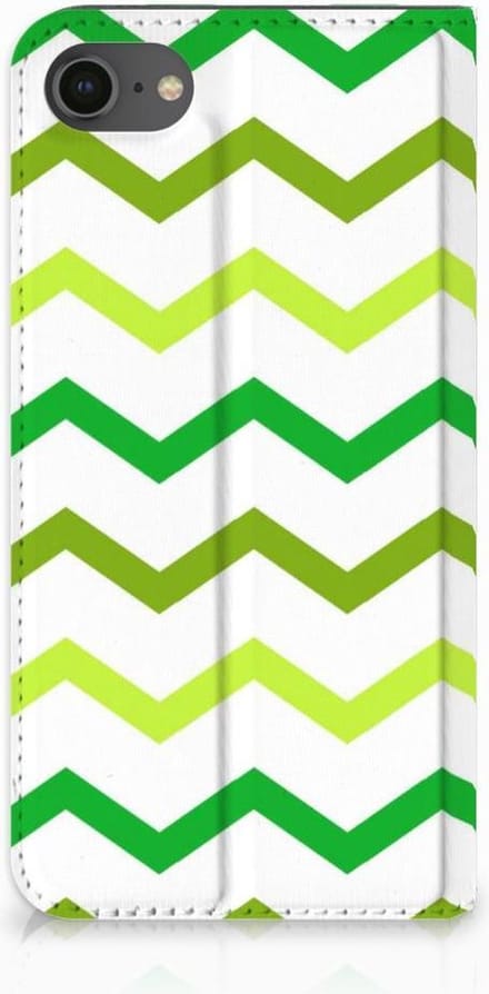 iPhone 7 | 8 | SE (2020) | SE (2022) Hoesje met Magneet Zigzag Groen