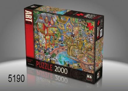 Puzzel Pontcheffs Harbour – 2000 stukjes – 96 x 68 cm