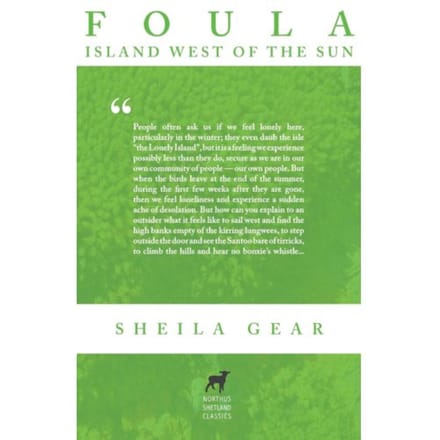 Foula - Northus Shetland Classics - Sheila Gear