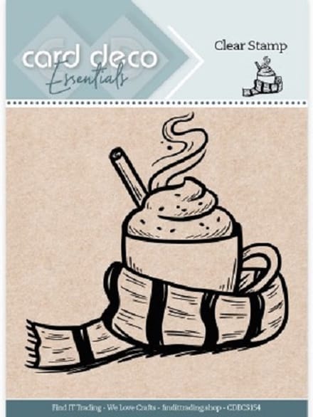 Card Deco Essential - Clear Stamp - Hot Chocolate