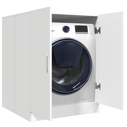 vidaXL - Wasmachinekast - 71x71,5x91,5 - cm - wit