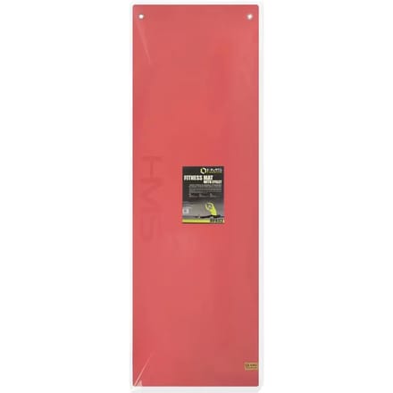 HMS Fitness Mat - Rood/Zwart - 15 mm
