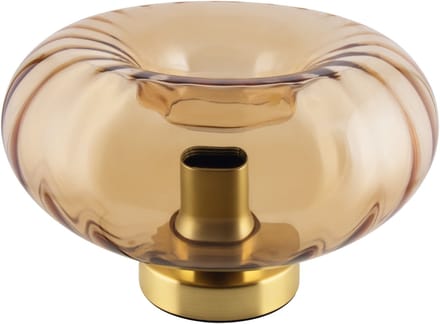 OSRAM DECOR Goudglas Tafellamp, Goud Metalen amberglas, E27 Versie, 280mm, speciaal lichteffect