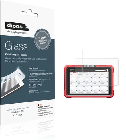 dipos – 2x Matte Pantserfolie geschikt voor KINGBOLEN K10 Elite | 9H Screenprotector