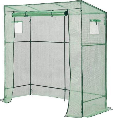 Tuinkas Vlaardingen kweekkas 198x78x180-200 cm groen