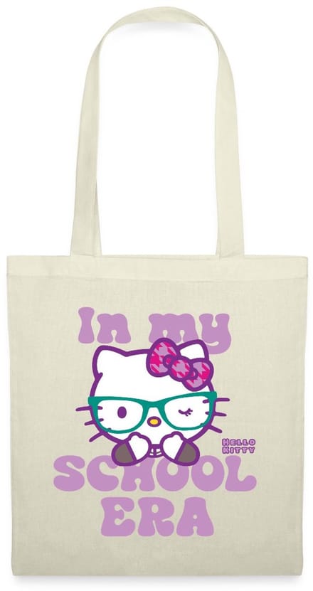 Hello Kitty Met Bril In My School Era Tas Van Stof Schoudertas
