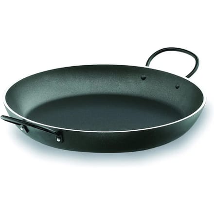 Ronde robuuste aluminium koekenpan met antiaanbaklaag Lacor Magma 24 cm