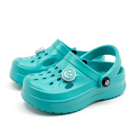 ATTREZZO® Slippers - Badslippers - Klompen - Clogs - Kinderen - Maat 32-33 - Turquoise