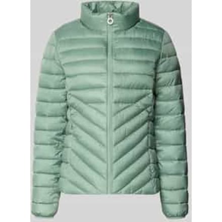 Slim fit gewatteerd jack met opstaande kraag