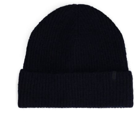 Manfield - Heren - Donkerblauwe beanie - Maat 1