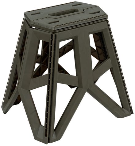 Opvouwbare outdoor kruk groot Groen