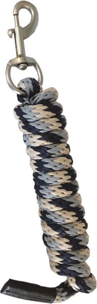 S2g Leidkoord Met Karabijnhaak 200 Cm Nylon Marine/wit/blauw
