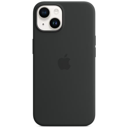 Silicone Backcover MagSafe voor de Apple iPhone 14 - Midnight