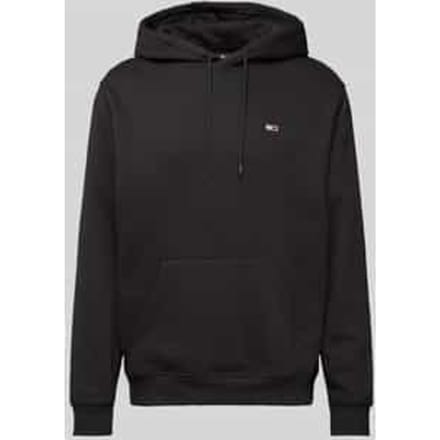 Regular fit hoodie met labelstitching