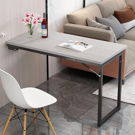 Opklapbare Wandtafel voor Kleine Ruimtes - Multifunctioneel Bureau en Eettafel