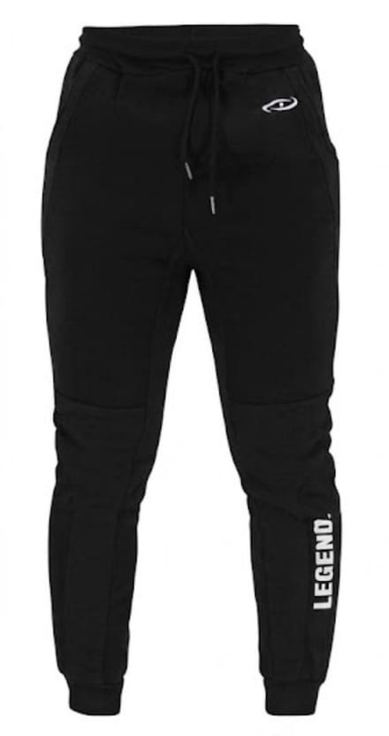 Joggingsbroek dames/heren zwart fleece S