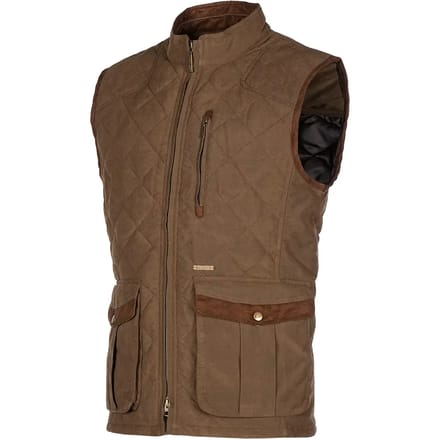 Elegante gewatteerde mouwloze wollenjas Baleno Thames