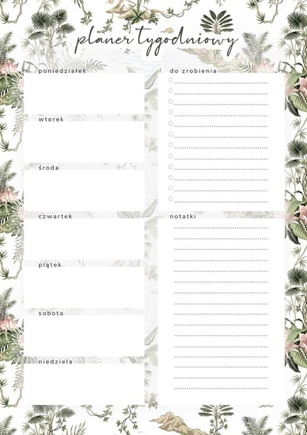 Wallvy - Magnetische Weekplanner - 30x42.5cm - Personaliseerbaar - Voor Drooguitwisbare Markers