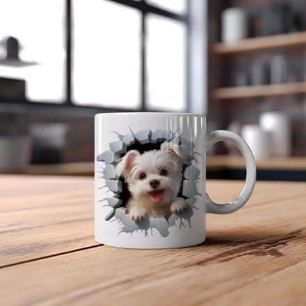 Mok Maltese hond