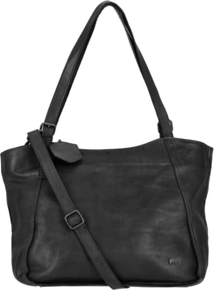 Bear Design Grote Shopper Dames - Schoudertas - Leer - Yvonne - Zwart