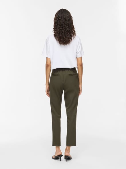 VILA High-waist broek VIVARONE slim fit