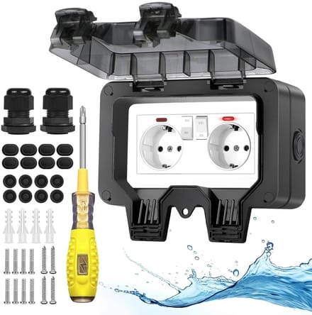 Buitenstopcontact - Buitenstopcontacten Waterdicht - Tuincontactdoos