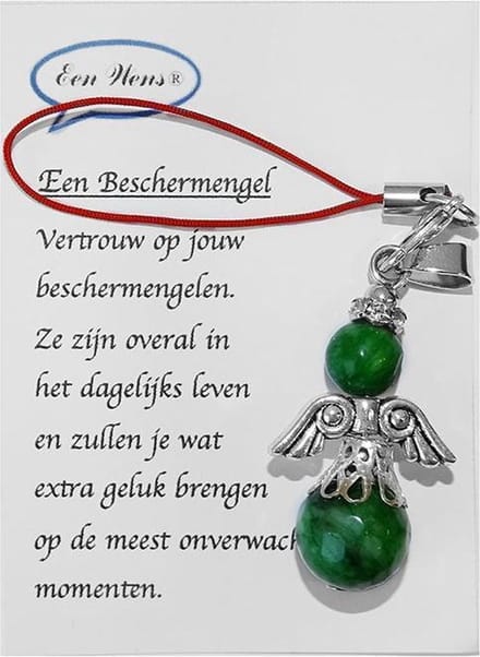 Kleine Halfedelstenen Beschermengel Malachiet