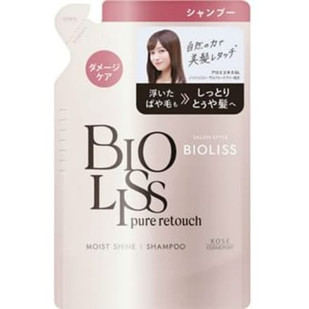Kose - Bioliss Pure Retouch Moist Shine Shampoo 340ml Refill