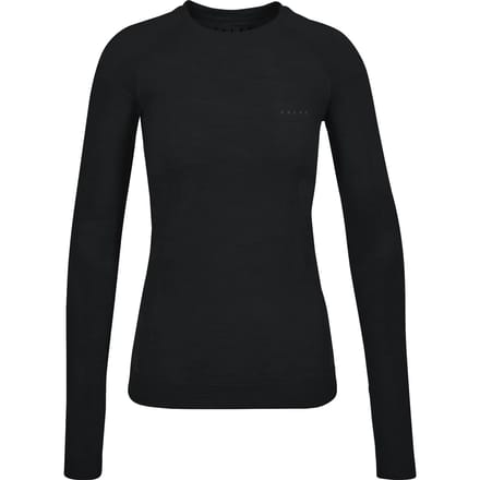 FALKE Wool-Tech Light warme en koude temperatur wol functioneel materiaal Top van onderlaag dames zwart - maat S