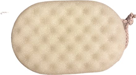 Badspons met koord - Badspons met touw - Source Balance - scrub aan één zijde