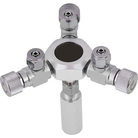 Multi-Way Verdeeler Aquarium Regulator CO2 Splitter Ventiel Aquarium (3-weg) gray