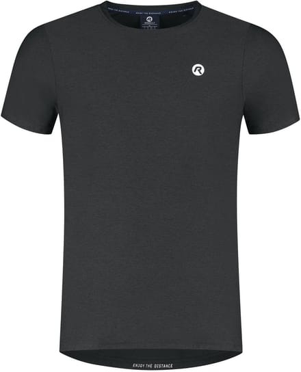 Rogelli Essential Heren Hardloopshirt - Korte Mouw - Zwart