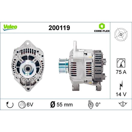 Driefasige generator VALEO 200119