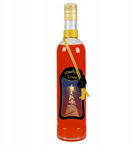 Bimberek - Decoratieve Fles - 500ml - Kristal - Gouden Dop