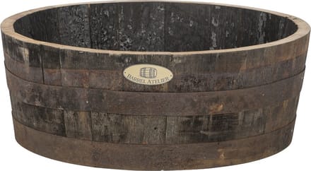 Bloembak Kuip 1/4 Whiskyvat / Plantenbak / Kruidenbak / Mini vijver