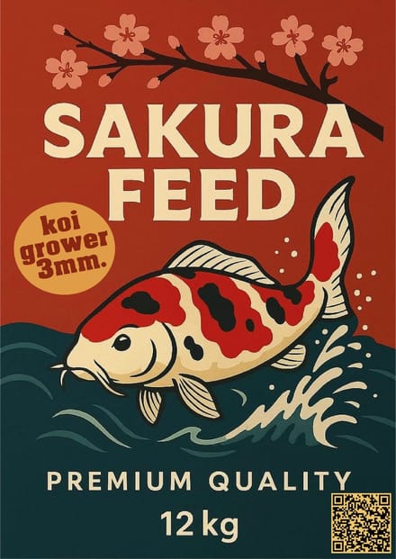 Sakura koi grower drijvend 3mm 12kg.