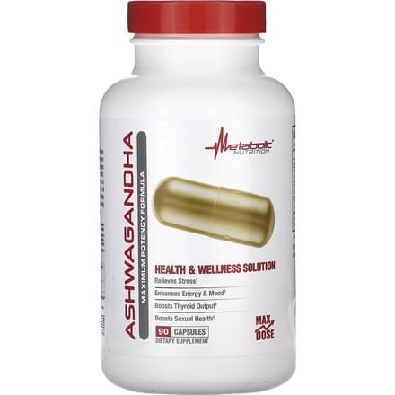 Metabolic Nutrition, Ashwagandha, 90 Capsules
