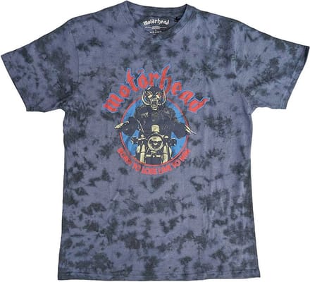 Motorhead - Born To Lose Biker Heren T-shirt - S - Blauw