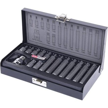 KS TOOLS 10 mm Bitset 15-delig Torx - 911.5020