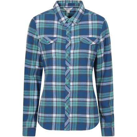 Mountain Warehouse Dames/Dames Willow Flanellen Overhemd (Blauw)
