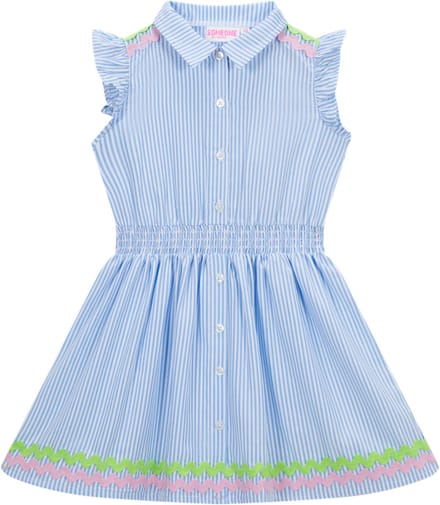 Someone FELICE-SG-51-I Meisjes Jurk - MEDIUM BLUE