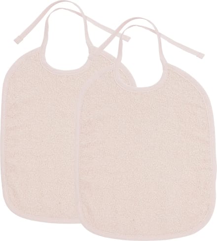 Meyco Baby Uni slab - 2-pack - badstof - soft pink