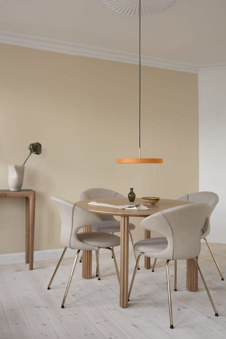 UMAGE LED hanglamp Asteria Medium, oranje/messing, Ø 43 cm