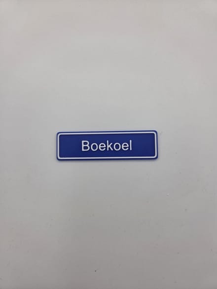 3D plaatsnaam speldje Boekoel