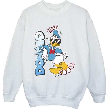 Disney Jongens Donald Duck Cool Sweatshirt (Wit)