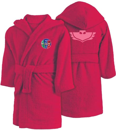 PJ Masks Owlette - Badjas met capuchon - 2 / 4 jaar - Roze