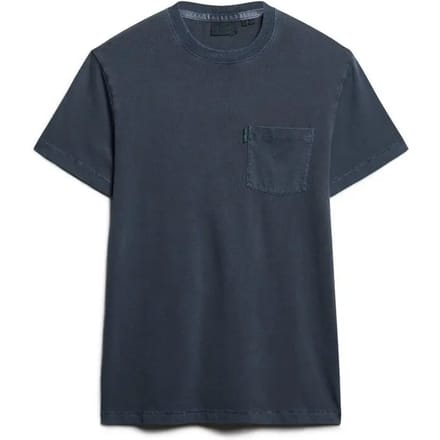 Superdry - Essential Washed T-shirt met borstzak - Heren - T-shirts