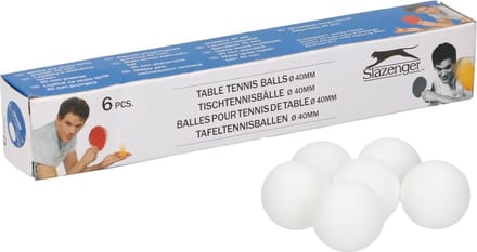 Slazenger Pingpongballen - Tafeltennisballen - Set van 6