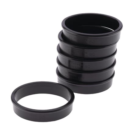 Matfer Bourgeat Exoglass Taartringen 80(Ø)mm (6 Stuks) - Matfer Bourgeat FA984