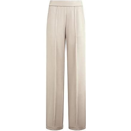 Wide Fit’ jersey broek Van Peter Hahn beige